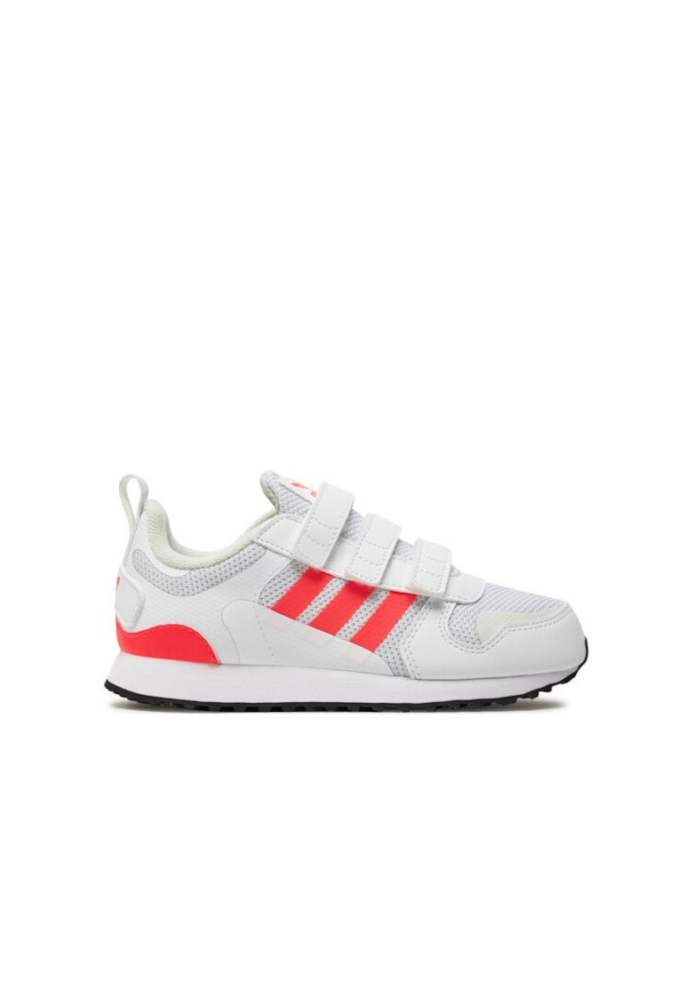 i unisex Adidas Zx 700 Hd - piele ecologica - alb/rosu -