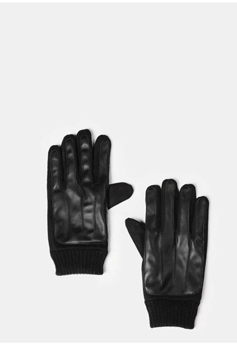 Colins Manusi barbati - model Modern Fit - bumbac - negru