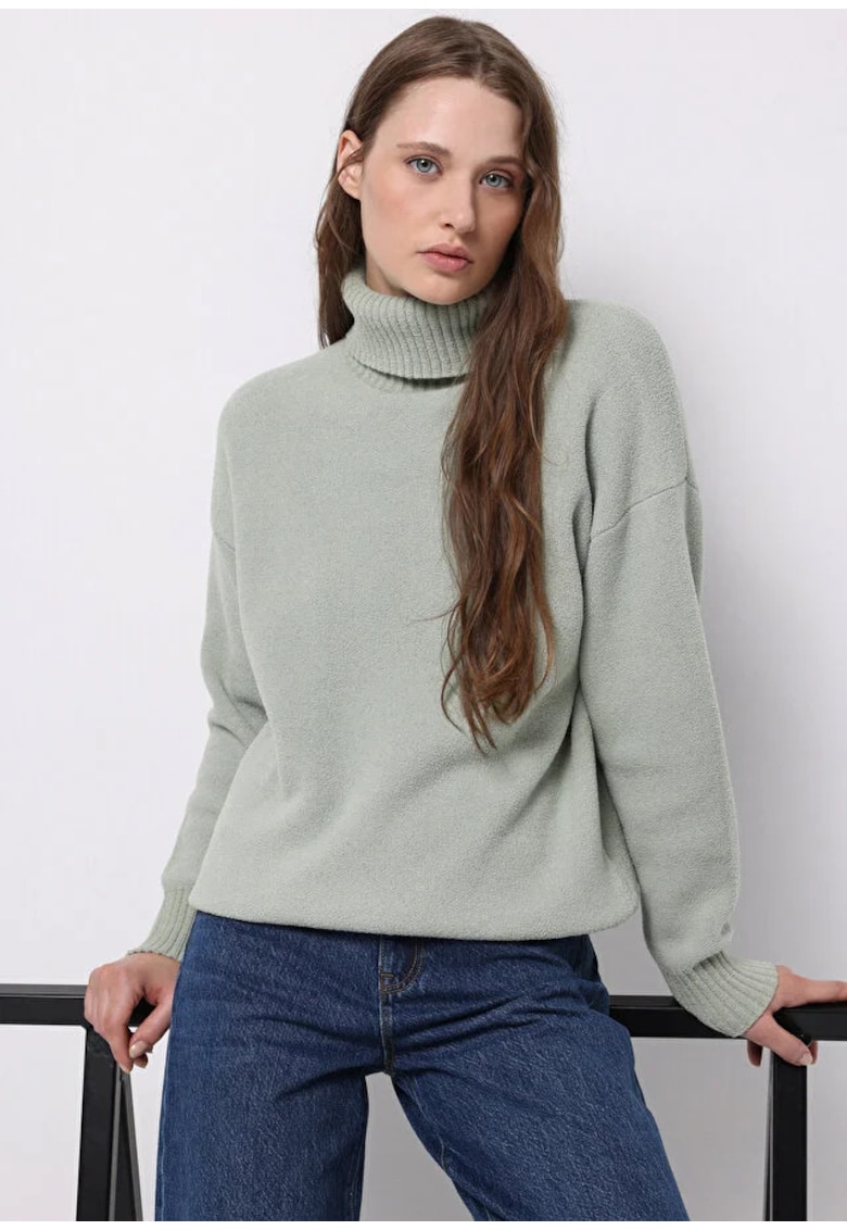 Pulover De Dama Verde Regular Fit 8684112954226