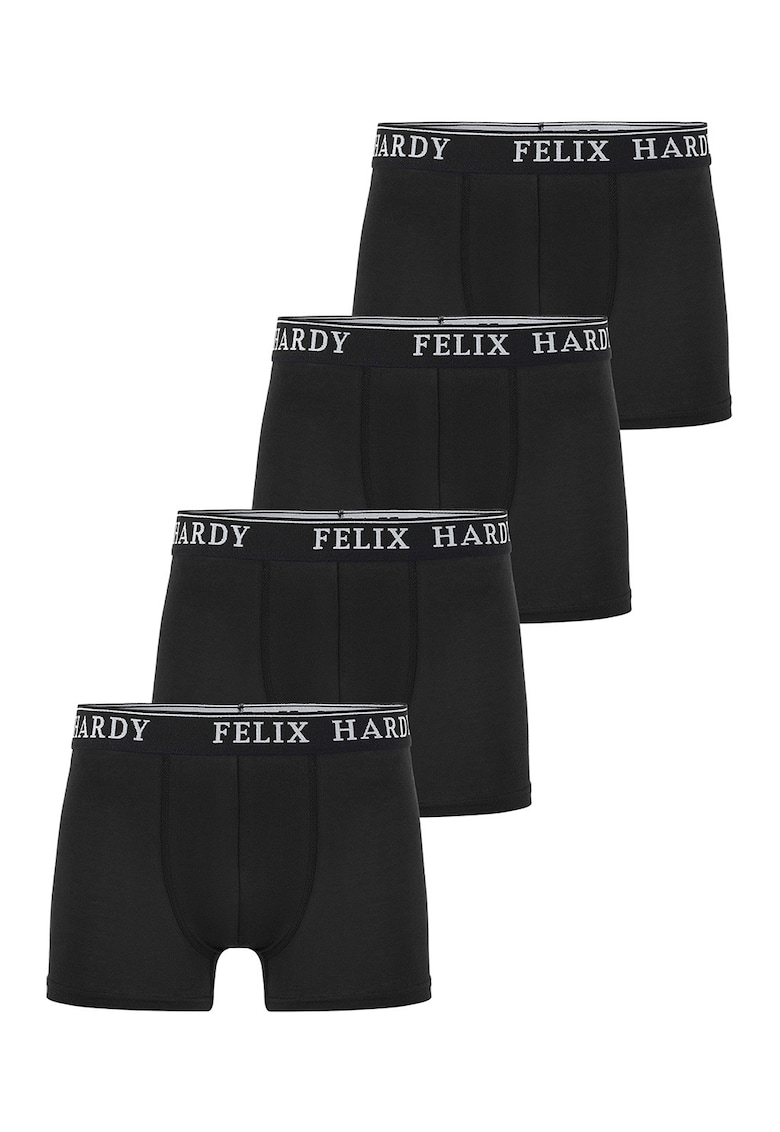 Set de boxeri cu banda logo in talie - 4 perechi