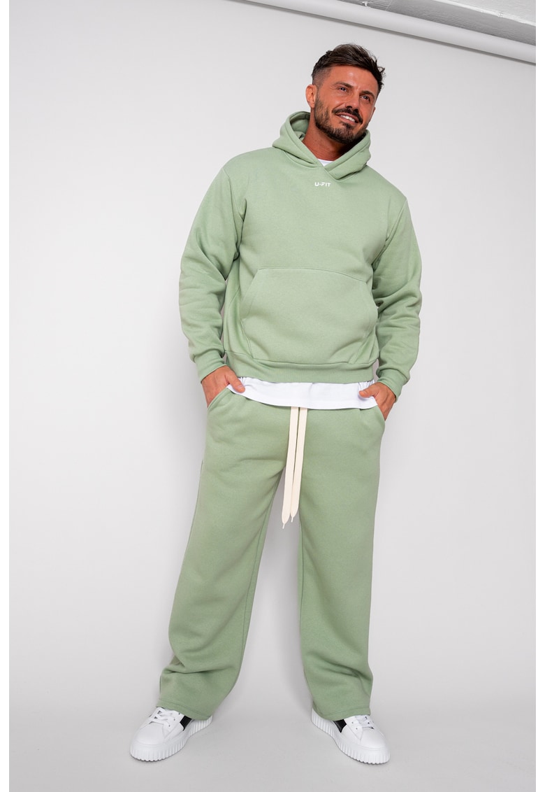 Set Urban Winter hanorac si pantalon drept Mint 19388