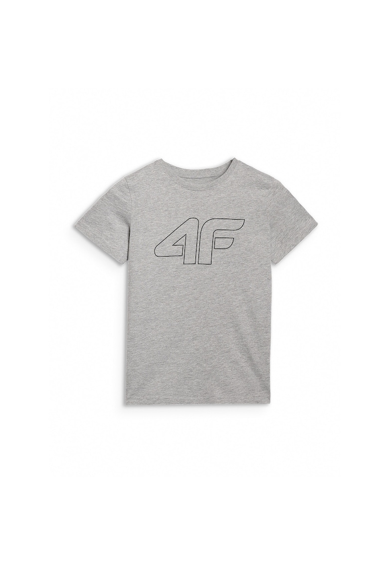 Tricou Baieti - Gri - 100% Bumbac - Regular Fit - Sportstyle - 152