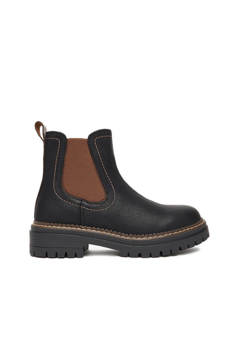 Botine dama CEO-WS5195-26 - Textil - Negru