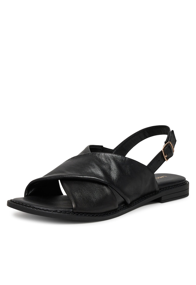 Sandale dama - EST-AFIONA-11 - piele naturala - negru