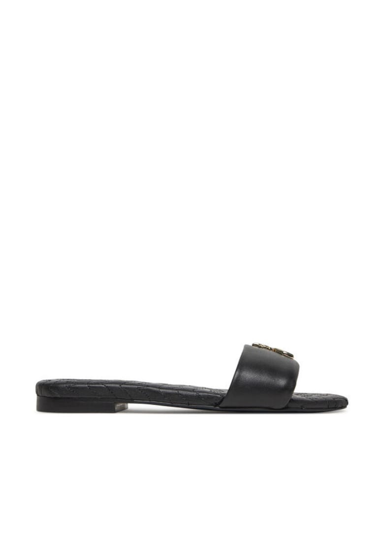 Papuci dama - piele naturala - Negru