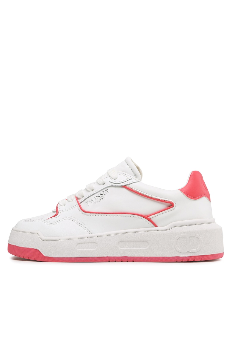 Pantofi sport dama - Azelea 00453 - piele ecologica - alb -