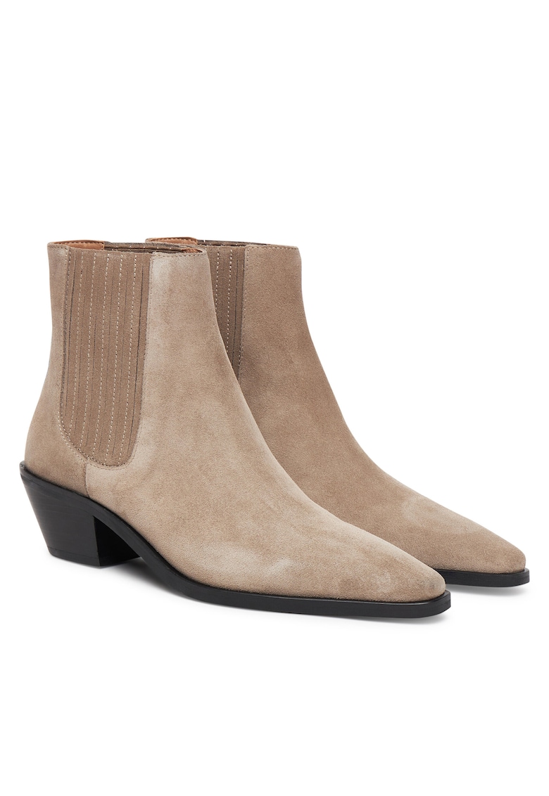 Botine dama 50548781 - Piele naturala - Maro - Maro
