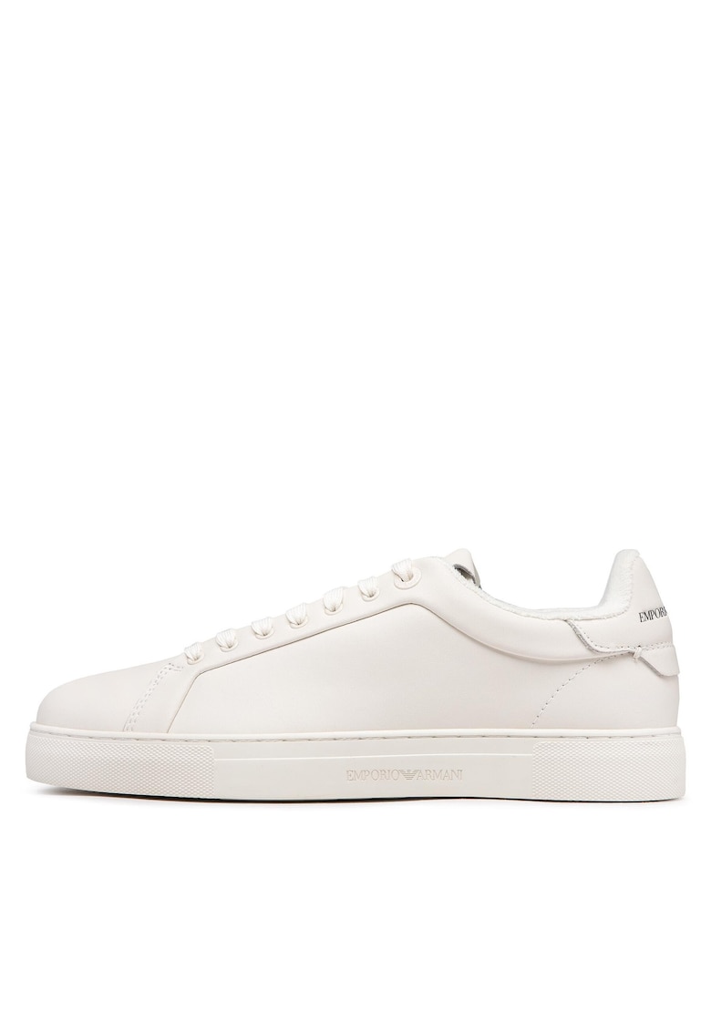 Tenisi barbati - Off White - piele naturala - alb