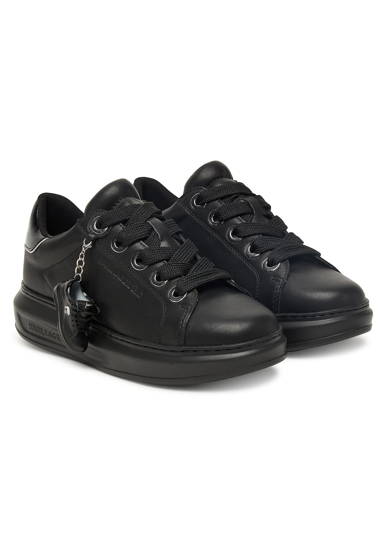 Tenisi dama KL62519E - negru - piele naturala