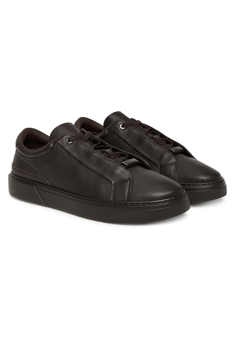 Tenisi barbati model 203 Gary - piele naturala - culoare negru