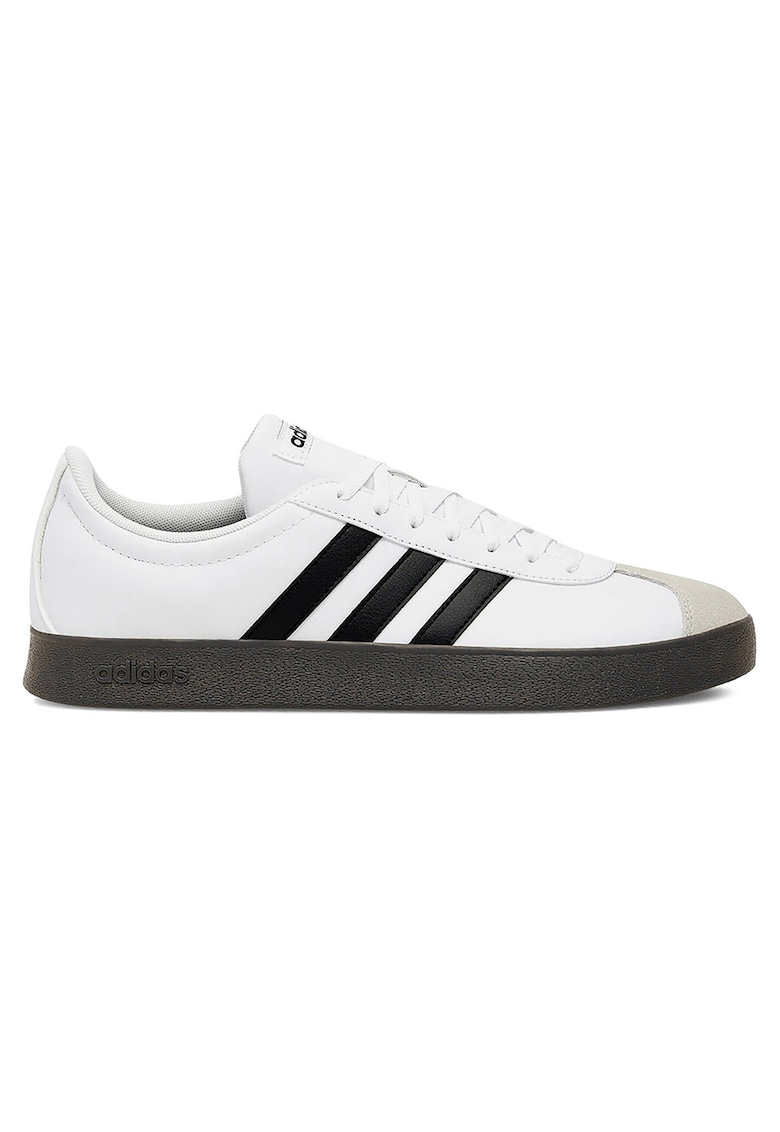 i barbati Adidas - model White Vl Court Base - fitness - alb - material sintetic