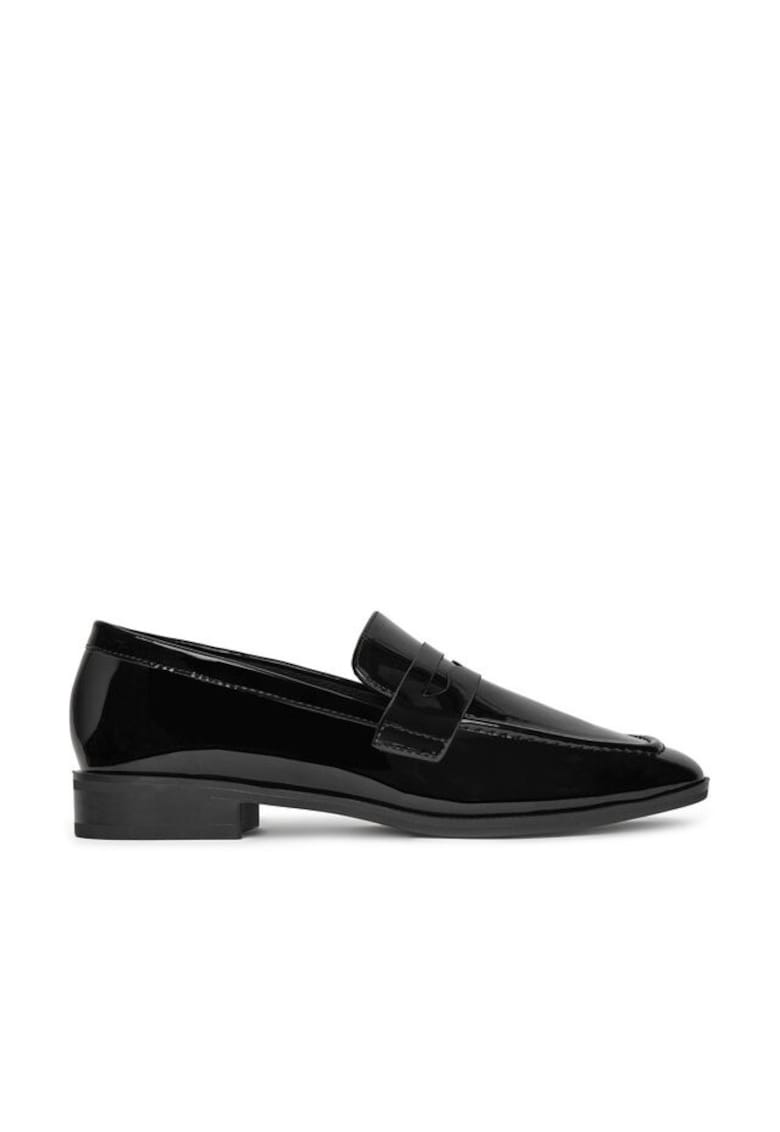 Mocasini dama - negru - piele ecologica XF230930-05