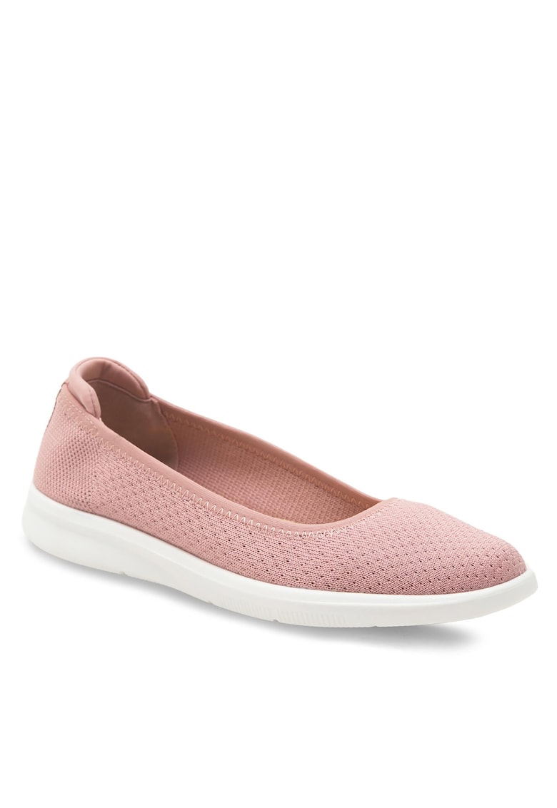 Balerini dama - textil - roz -