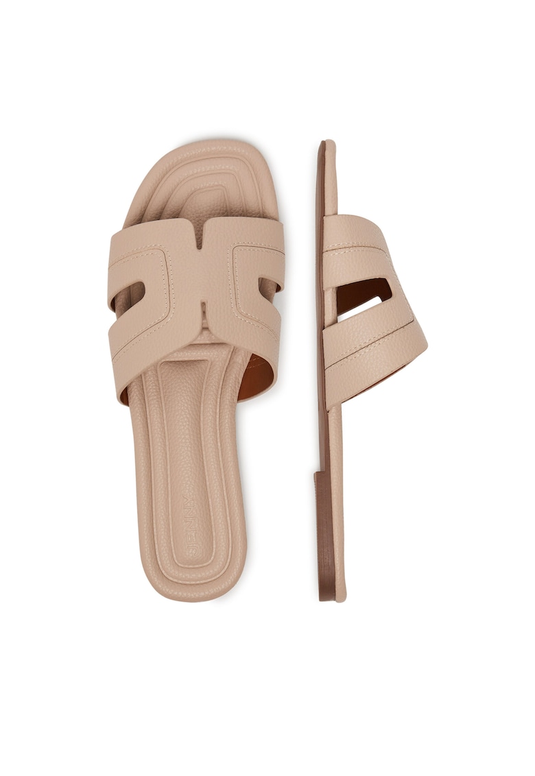 Papuci de dama - culoare bej