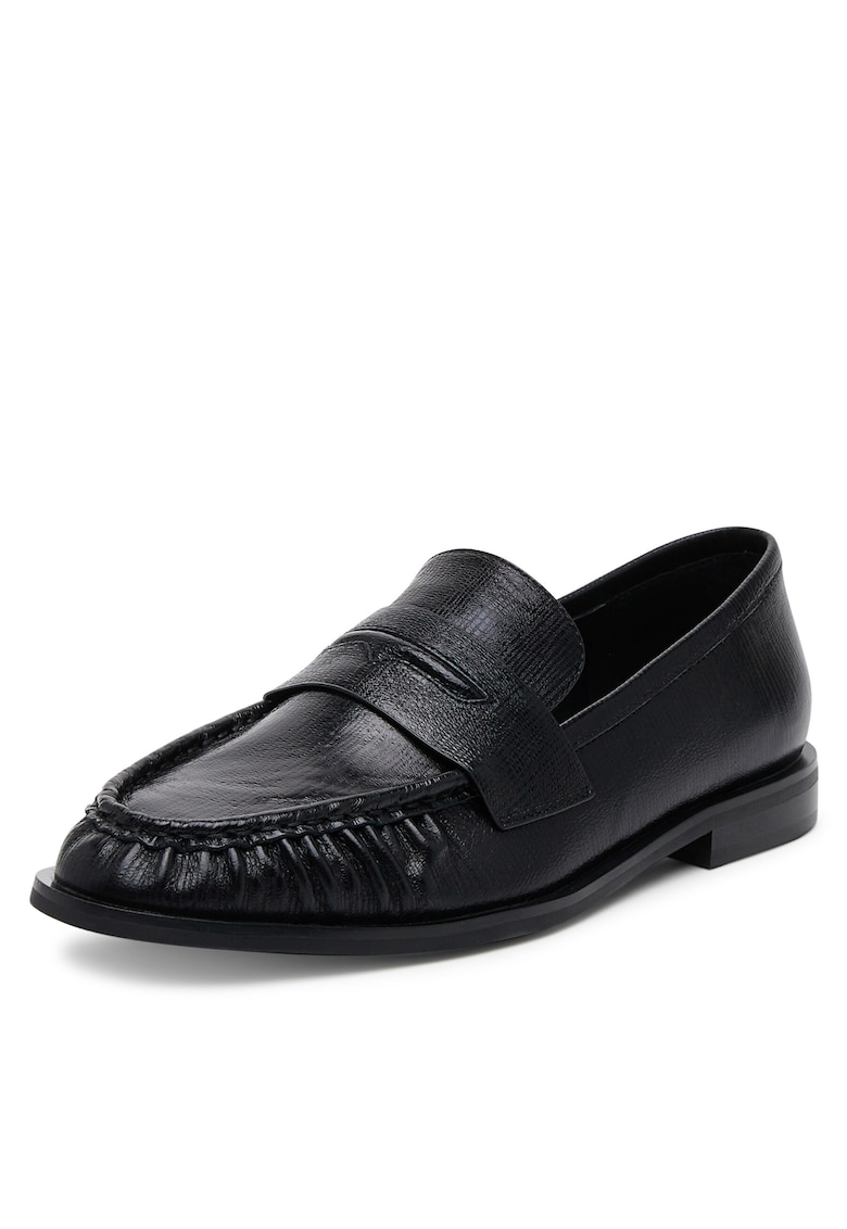 Mocasini dama LILAC-SLT152SK - piele naturala - Negru