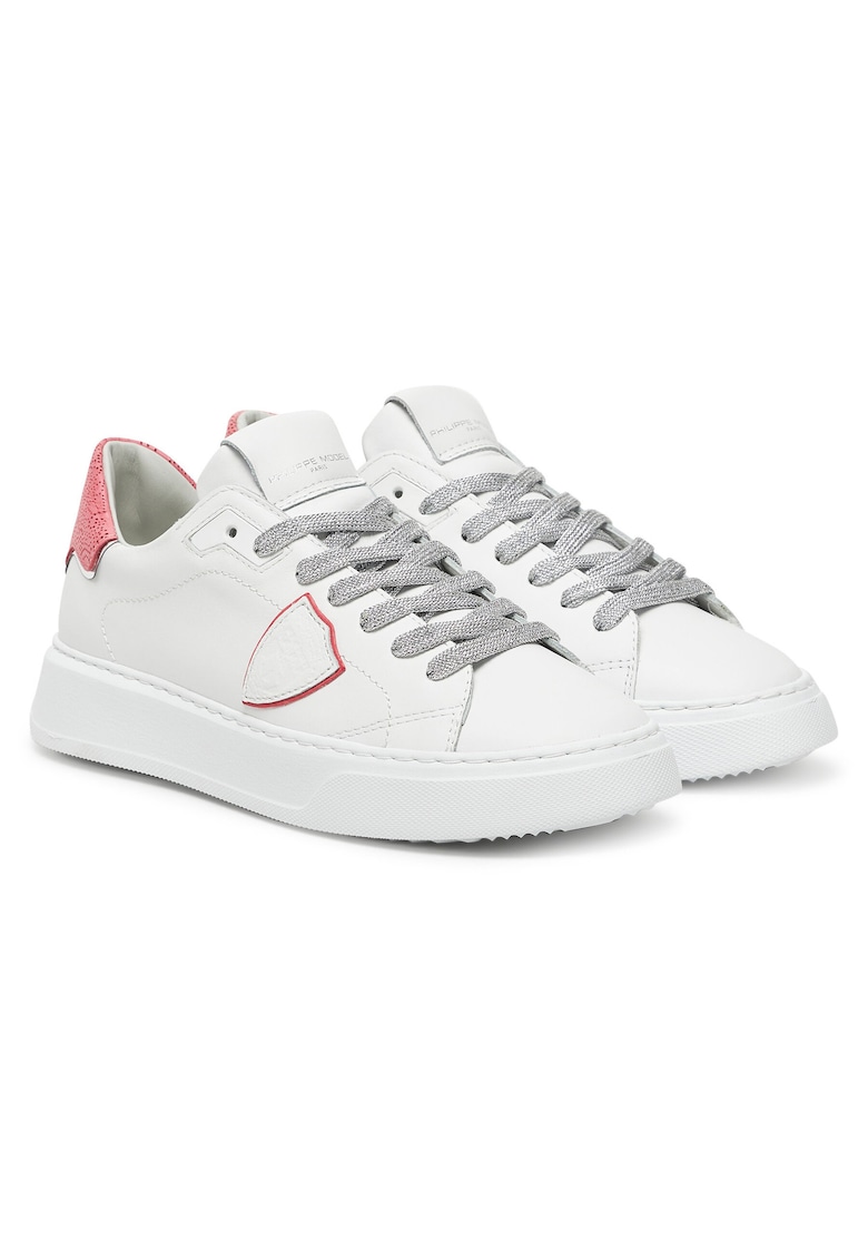 Tenisi dama - Veau Chantilly BTLD VHP1 - alb/roz - piele naturala