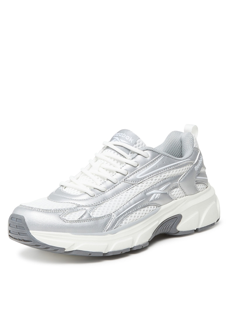 Pantofi sport dama CEO-H1-139 - alb/argintiu - tesatura