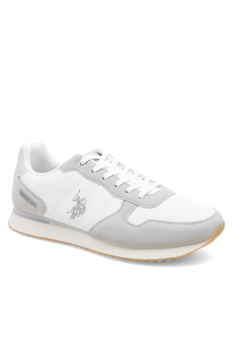 barbati - ALTENA001A - alb/gri - textil - Alb