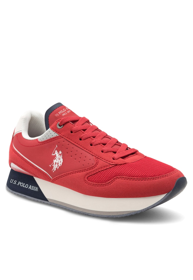 barbati - NOBIL003G - piele ecologica - Rosu