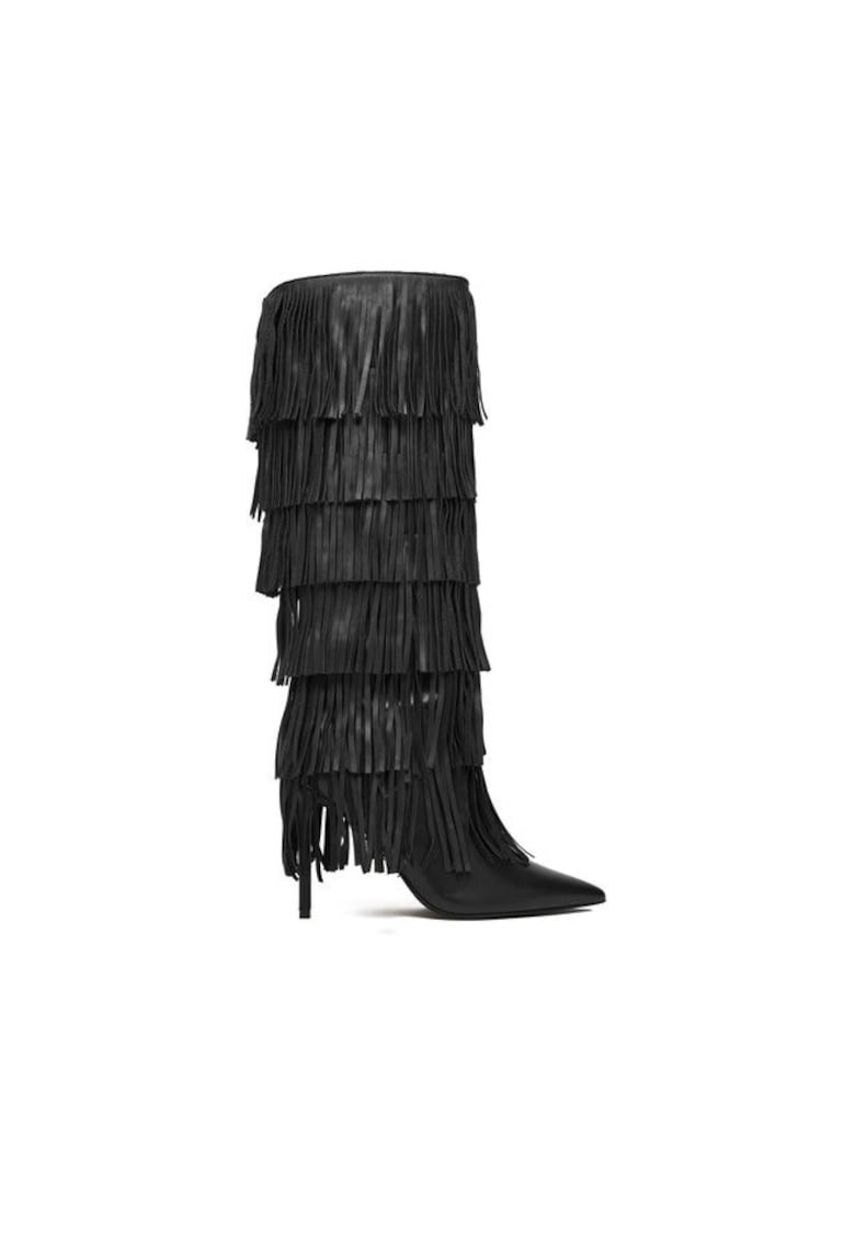Cizme dama piele naturala - negru - Negru