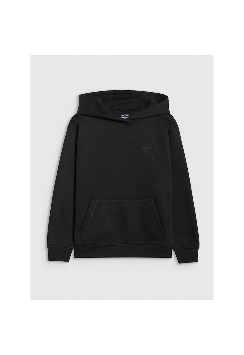 Hanorac Fete Oversize - Negru Intens - Moale si Rezistent