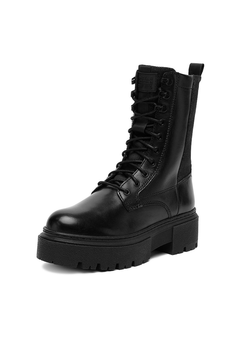 Ghete dama CEO-WB-ADELA-02 - Piele naturala - Negru