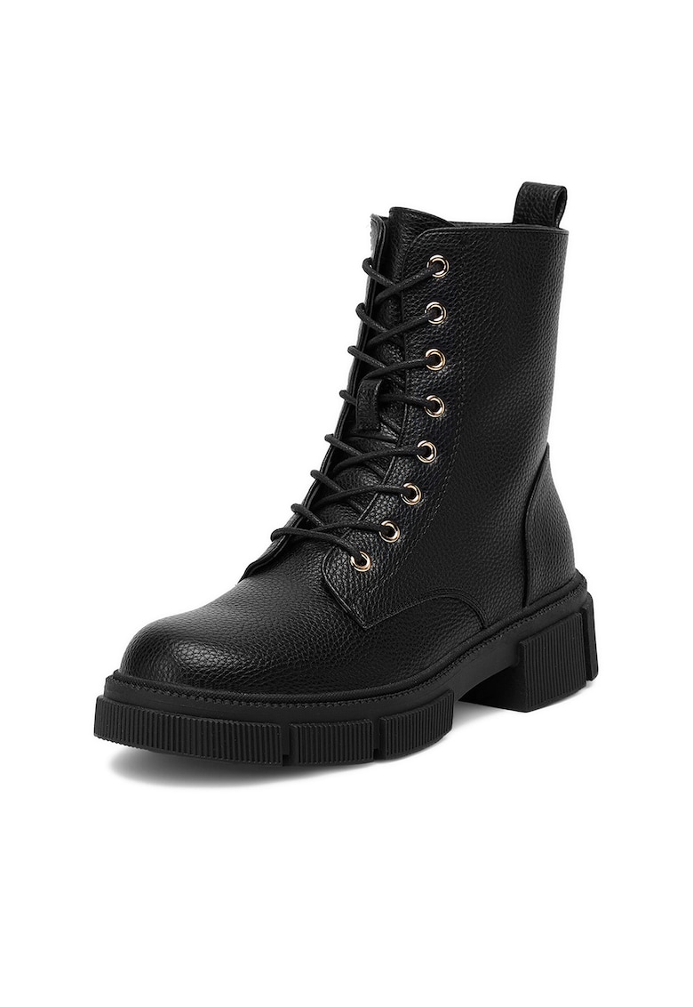 Botine dama HX21056-58A - Textil - Negru