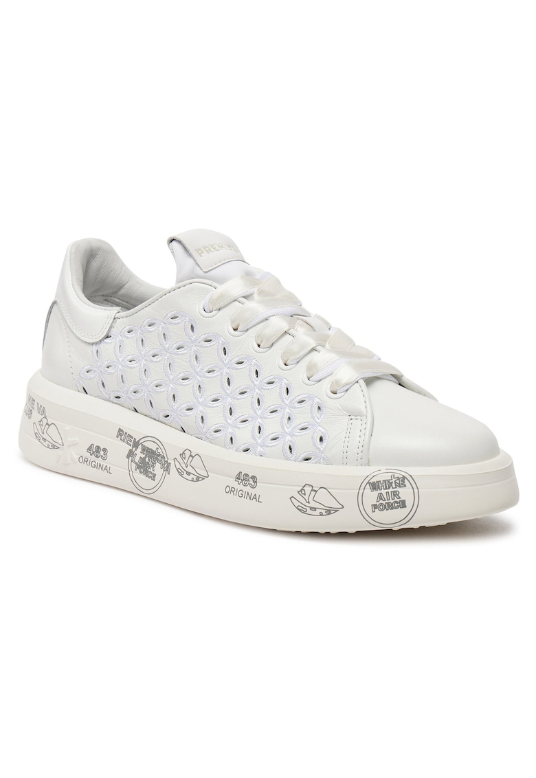 Premiata Tenisi dama - White Belle VAR 6283 - alb