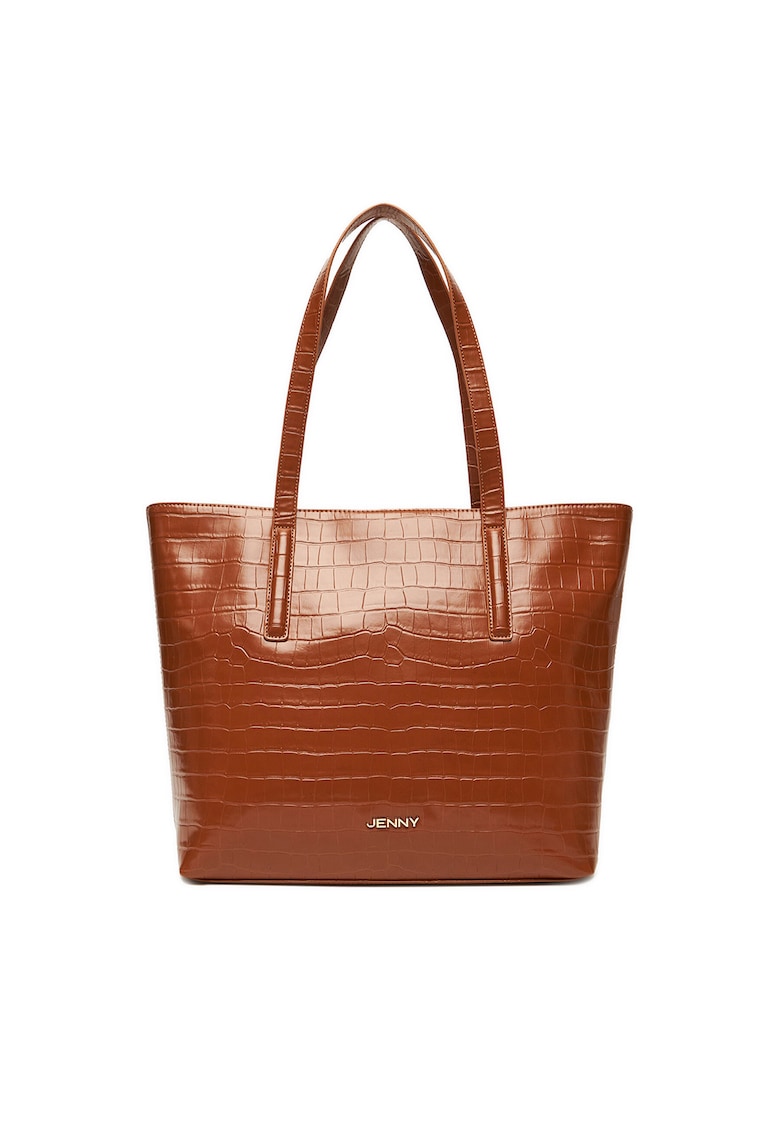 Geanta dama model C-JEN-L-011-08 - culoare brown - material textil.