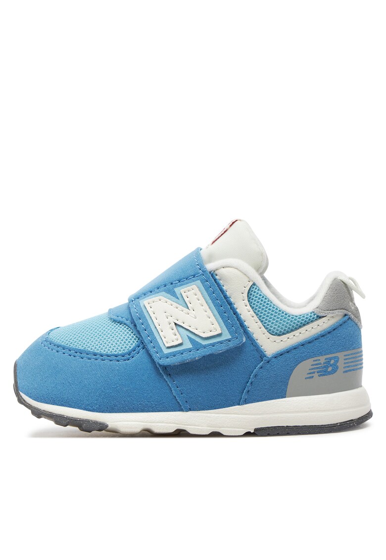 Pantofi sport copii - NW574RCA - albastru - piele ecologica