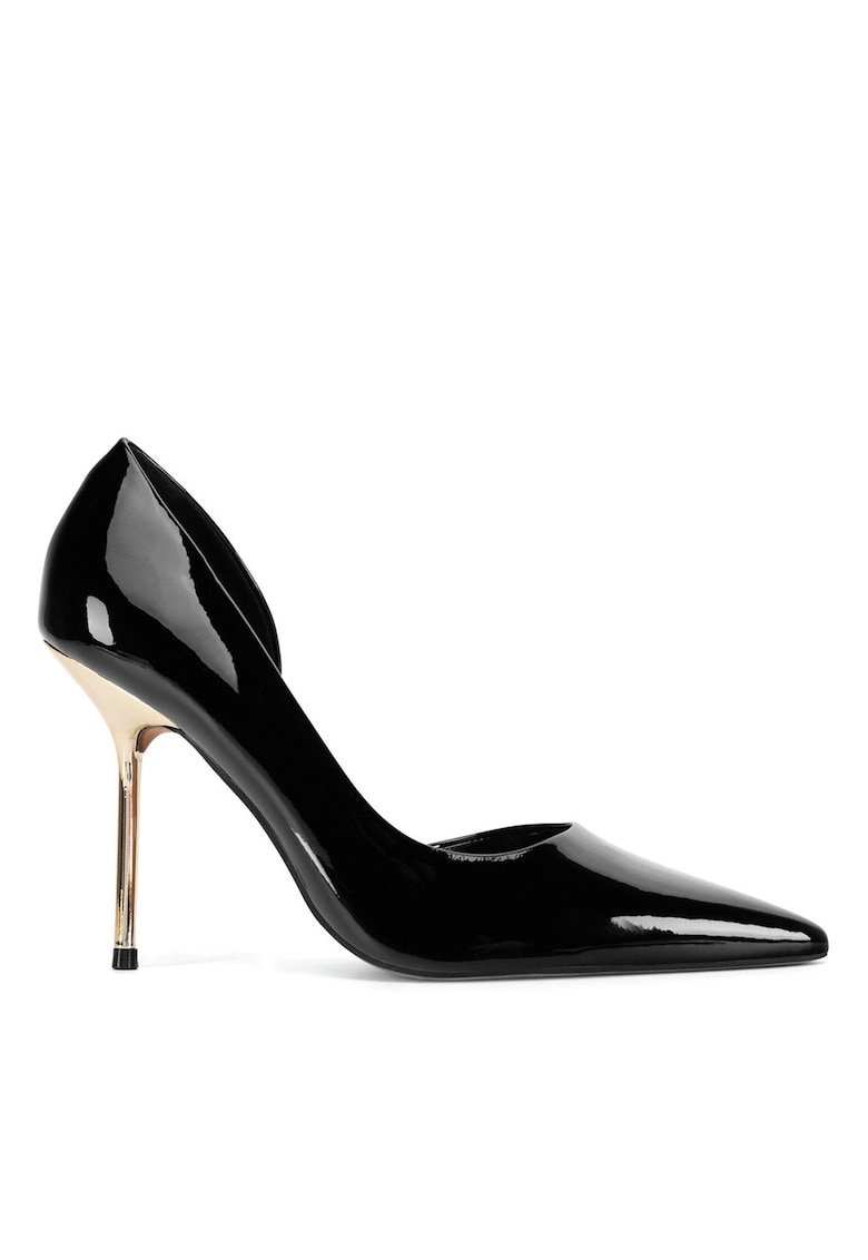 Pantofi dama - CWF0003-04 - eleganti - cu toc inalt - negru -