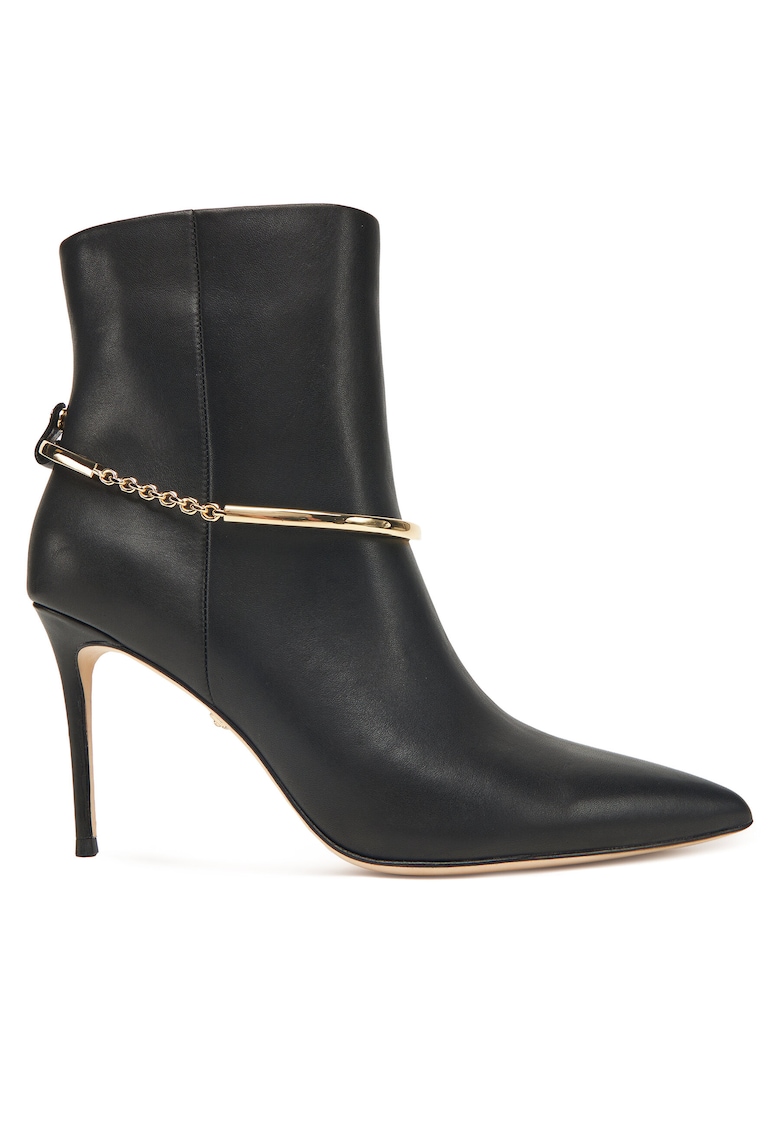 Botine pentru femei - Marciano Guess - piele naturala - negru -