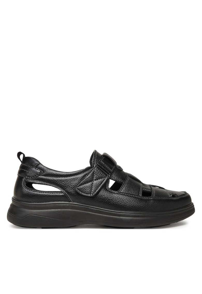 Sandale barbati MSS20518-03 - negru - sintetic