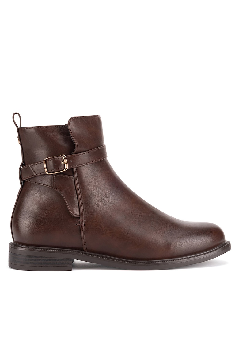 Botine dama - maro - piele ecologica