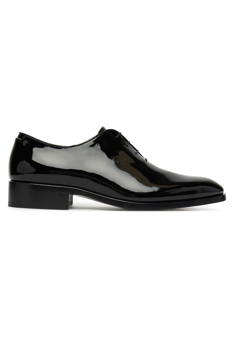 Pantofi barbati - semi-slim fit - piele naturala - negru