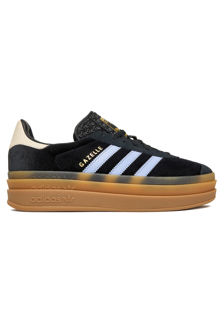 Tenisi unisex Gazelle Bold - piele naturala - negru