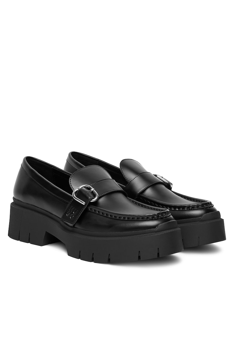 Mocasini dama piele ecologica - negru - Negru