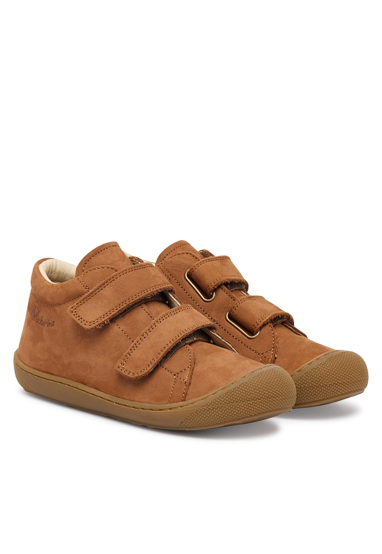 Pantofi fete - piele naturala - maro