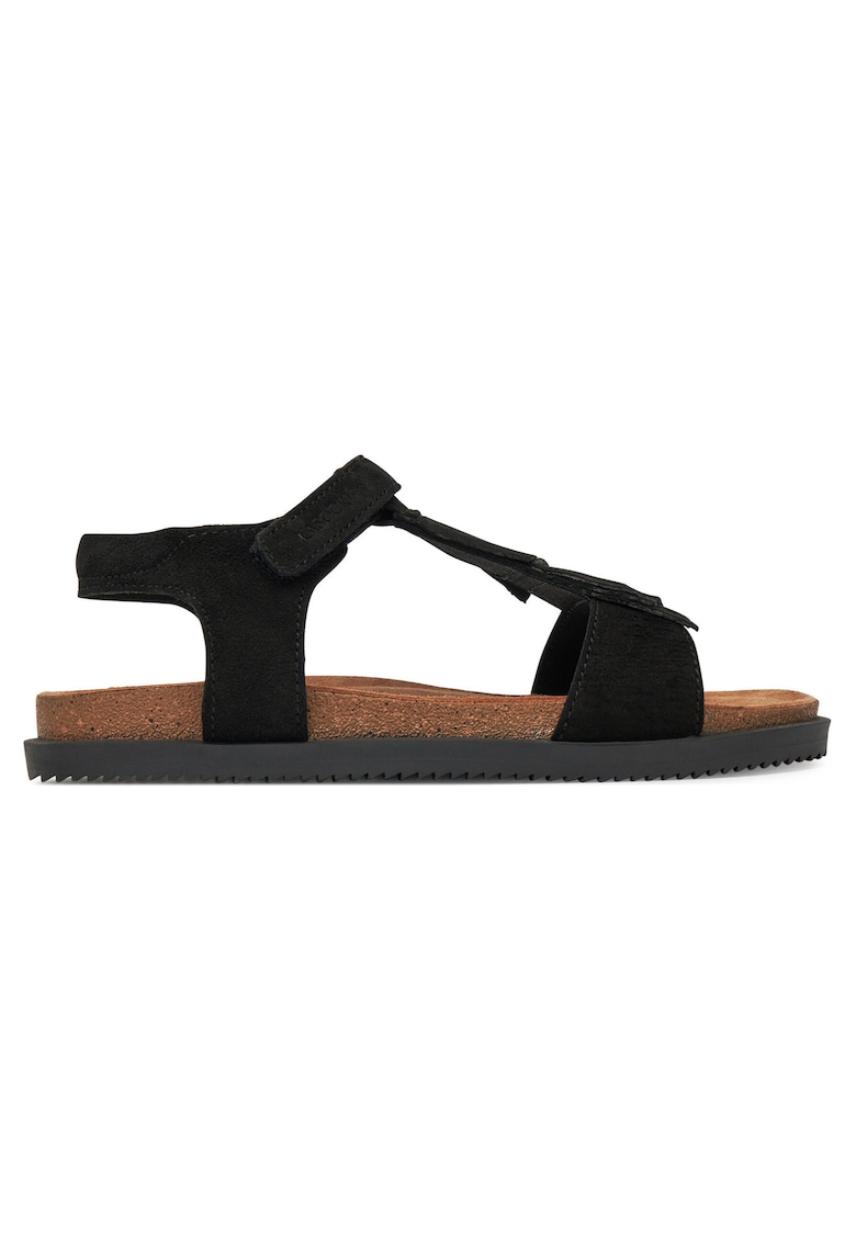 Sandale copii - piele naturala - negru - sistem inchidere Velcro -