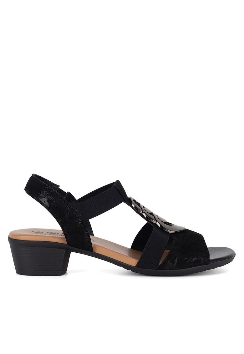Sandale dama - model WI23-BETTY-09 - Negru - Go Soft