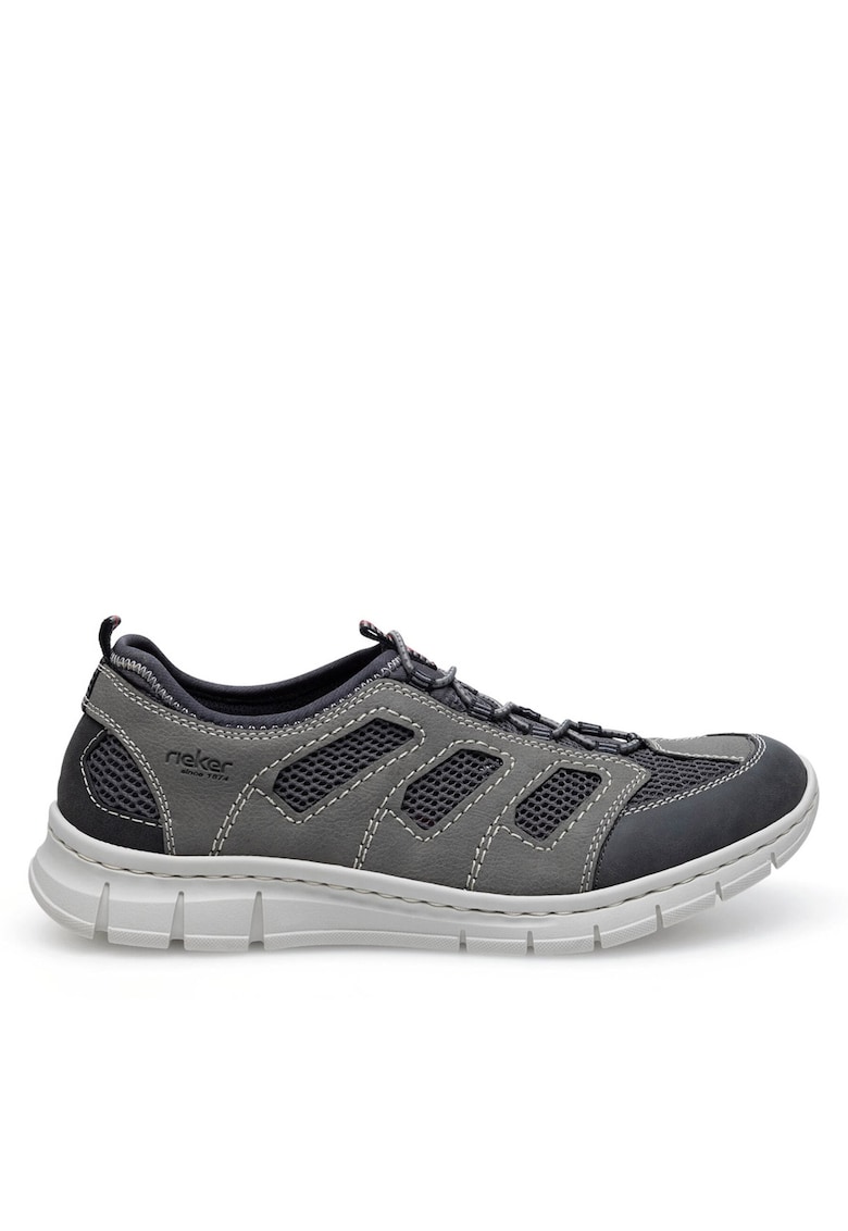 Pantofi barbati - gri - tesatura - 69875 - Gri