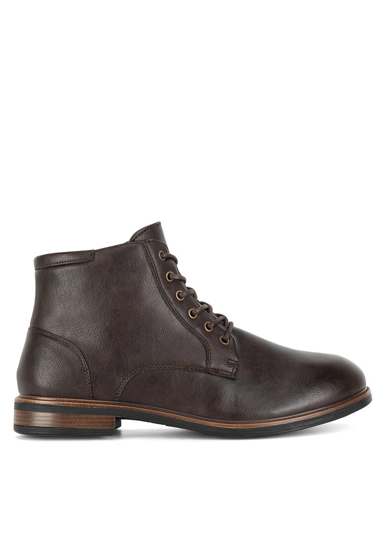 Ghete barbati - MYL8518-1 - maro - tesatura