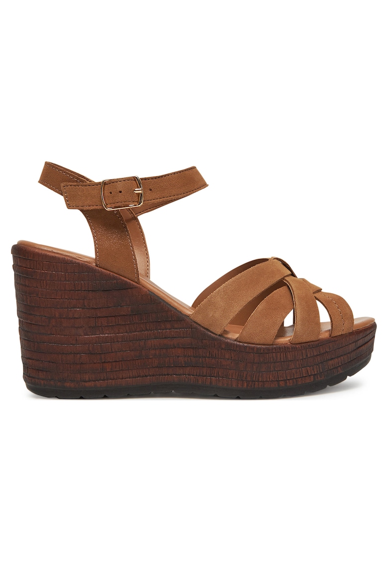 Sandale dama - WI23-LEMONE-03 - piele naturala - Maro