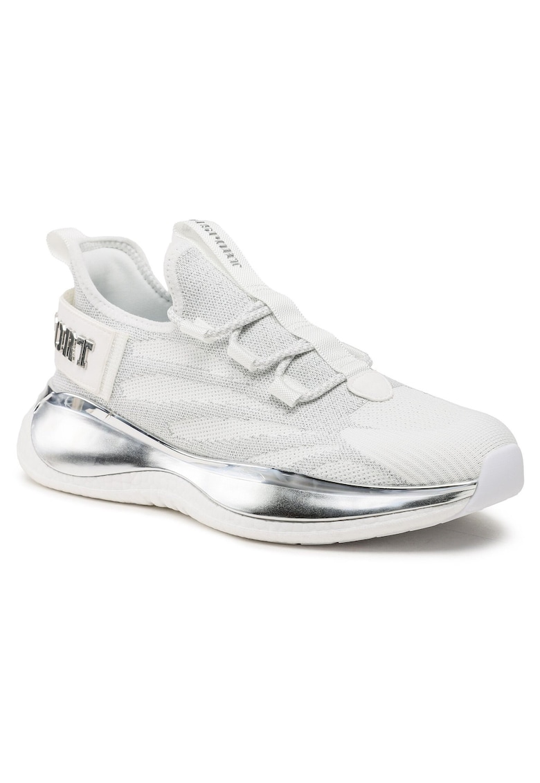 Plein Sport Tenisi barbati alb - textil - model The Iron Tiger Gem.X -