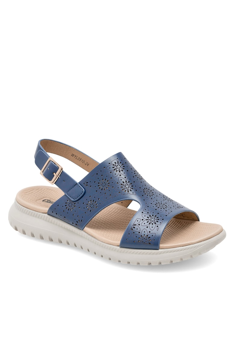 Sandale dama - bleumarin - plastic