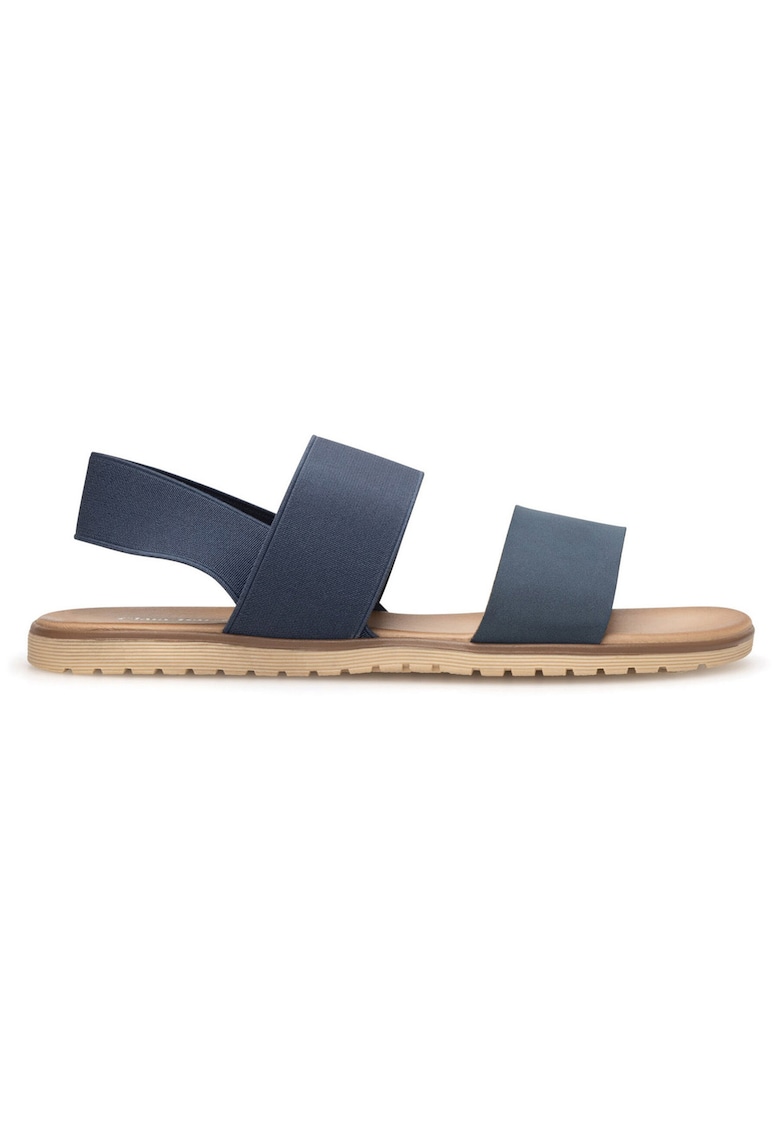 Sandale dama - bleumarin - tesatura -