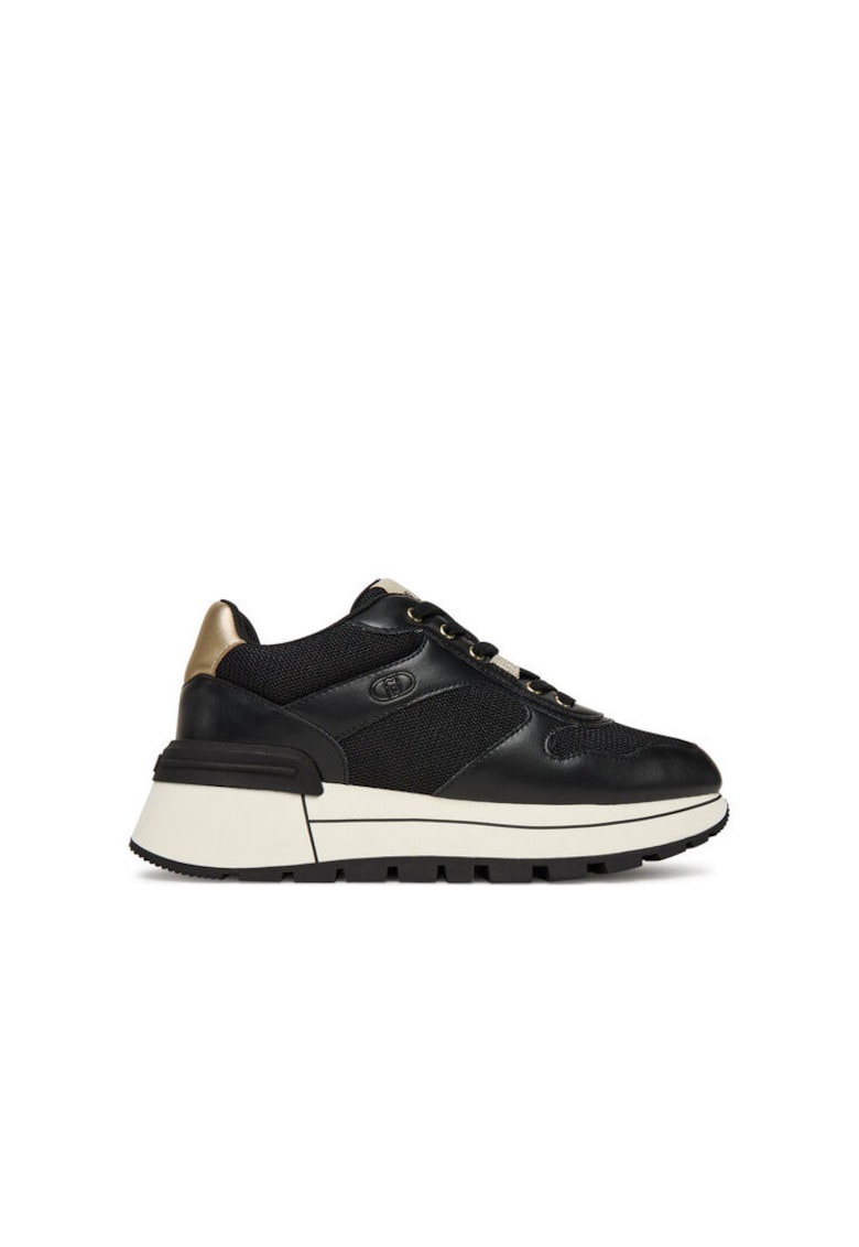 Liu Jo Adidasi S1189 Minunat 28 BF5047 PX - negru/auriu - piele naturala -