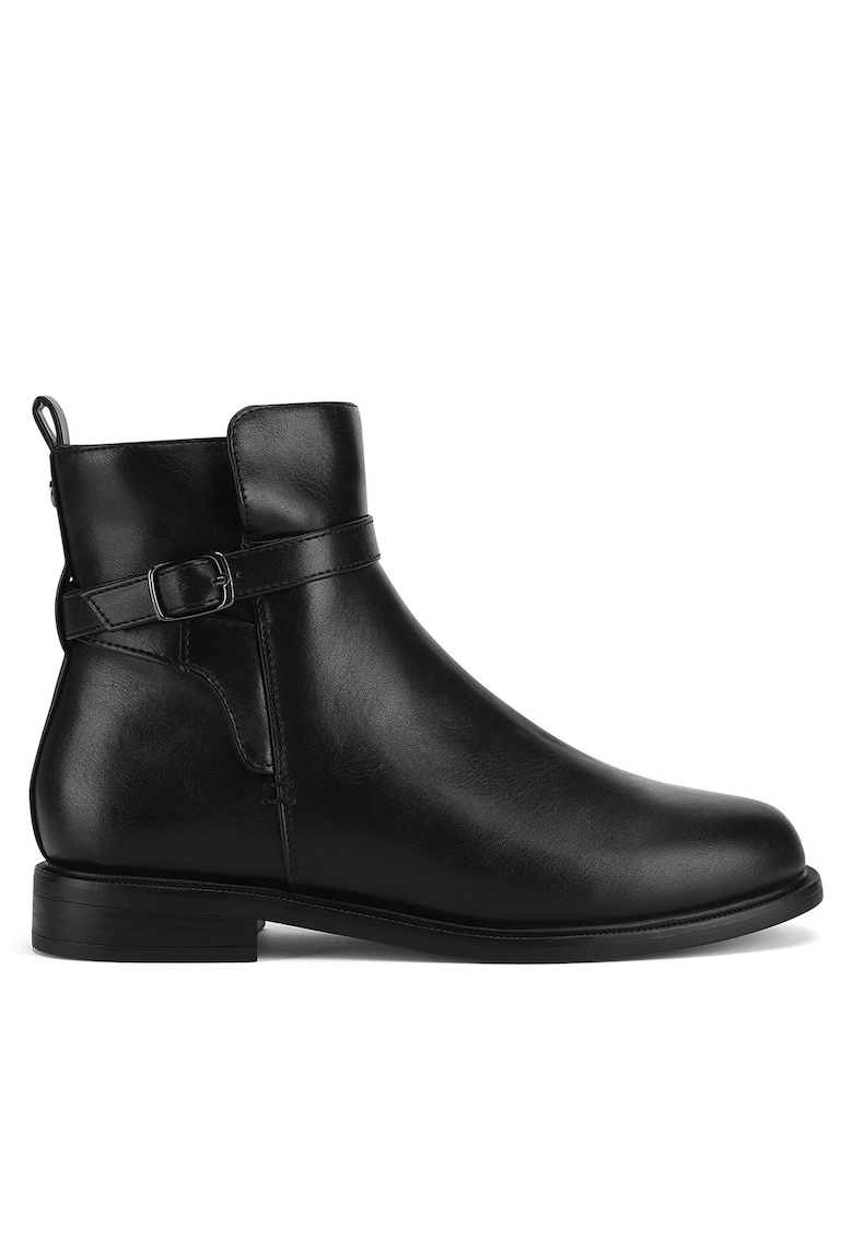 Botine dama negru - din piele ecologica