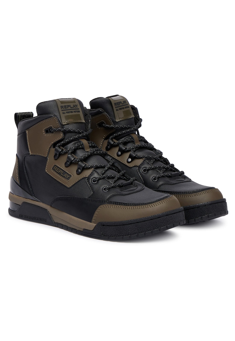 sport barbati - 1659 - piele naturala - Verde