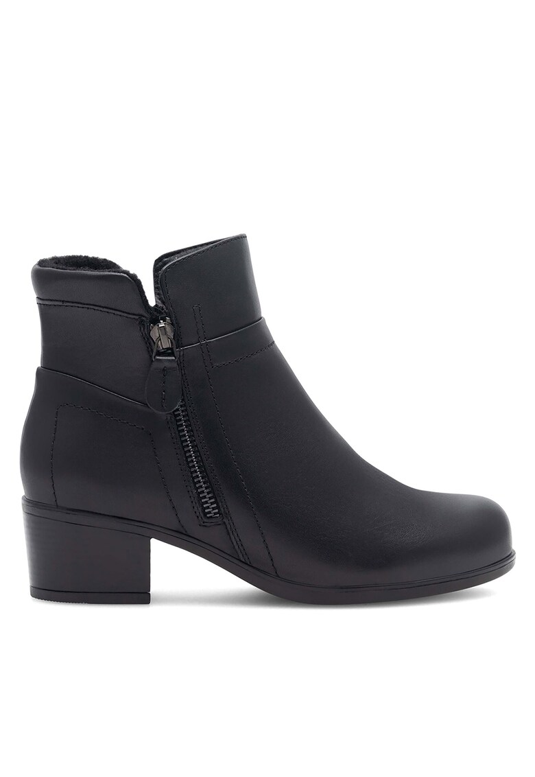 Botine dama EST-GUSTA-11 - negru - piele naturala